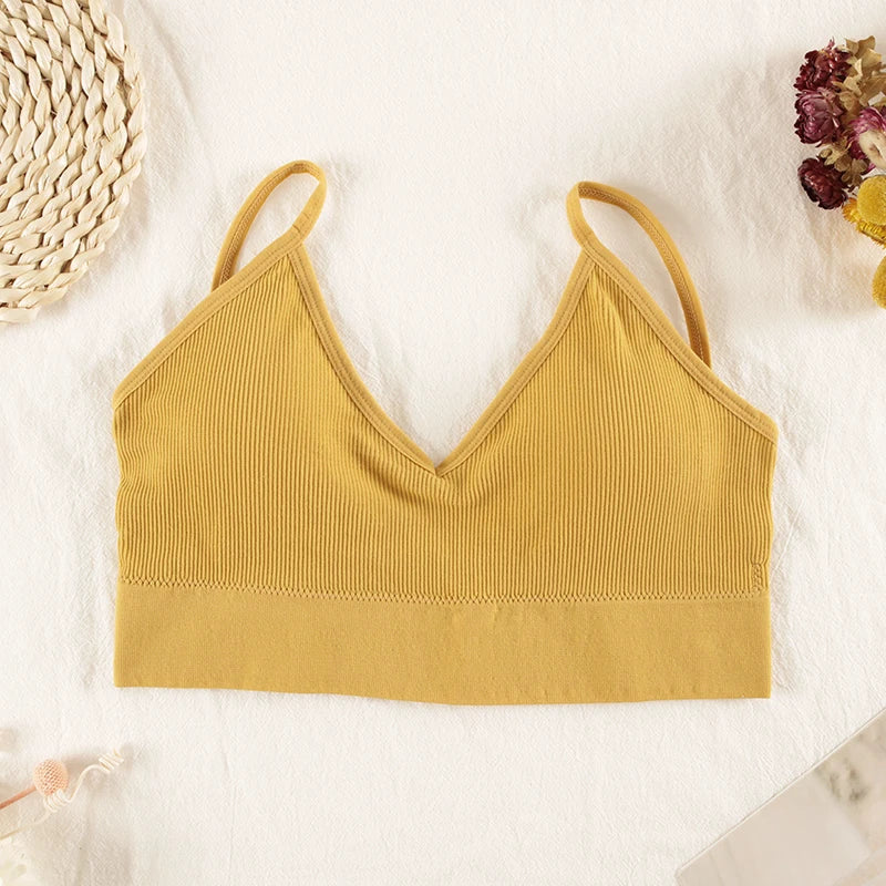 The Wireless Crop Top Bra and Panty Set