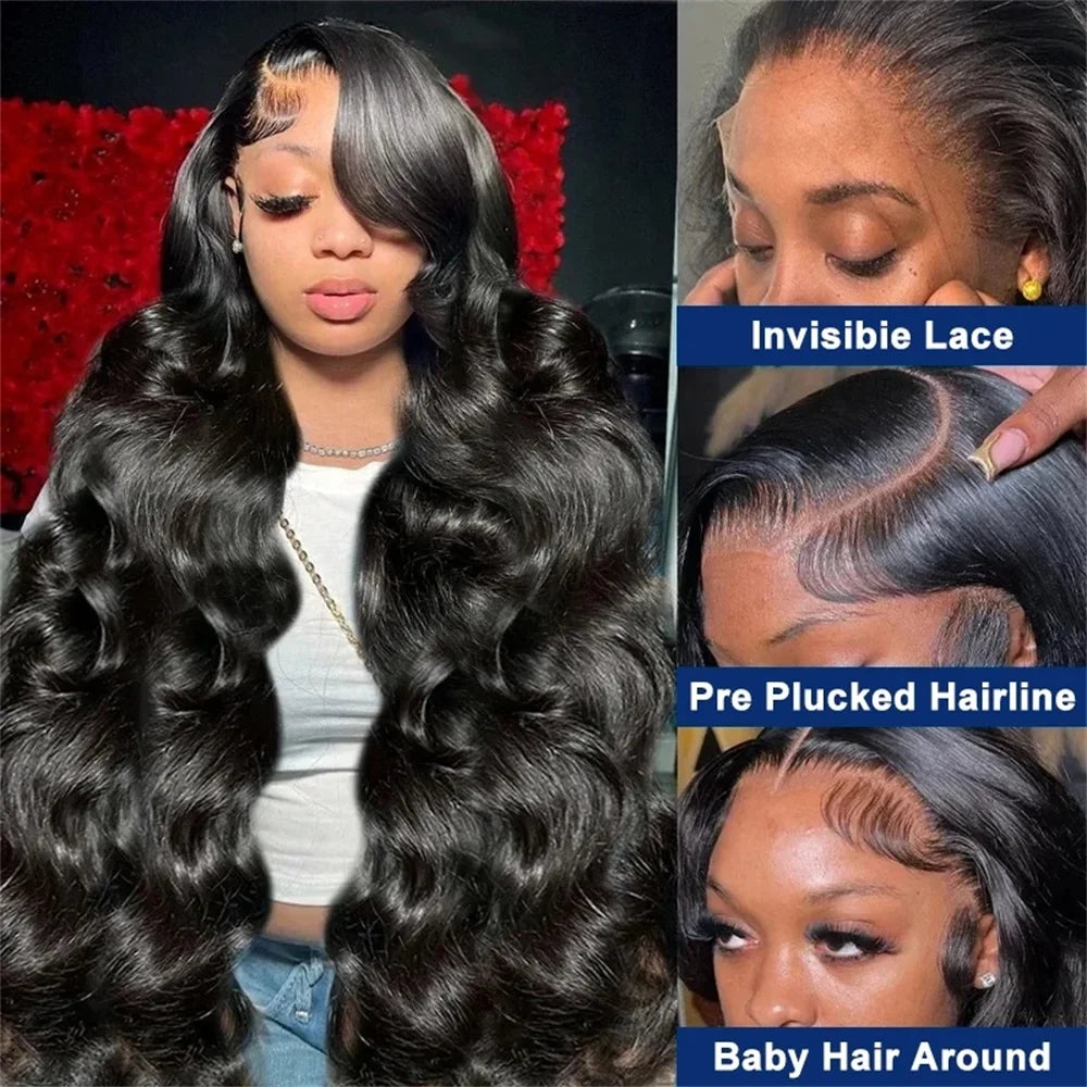The Body Wave Transparent Lace Front Wig