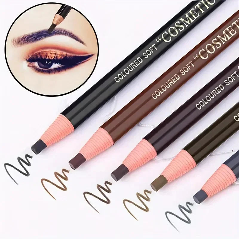 The 6-Color Waterproof Brow Pencil