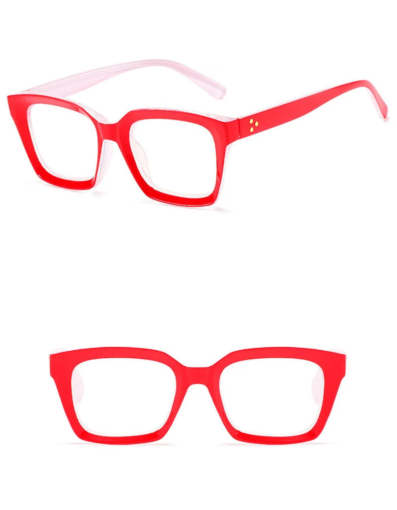The Big Square Clear Computer Glasses