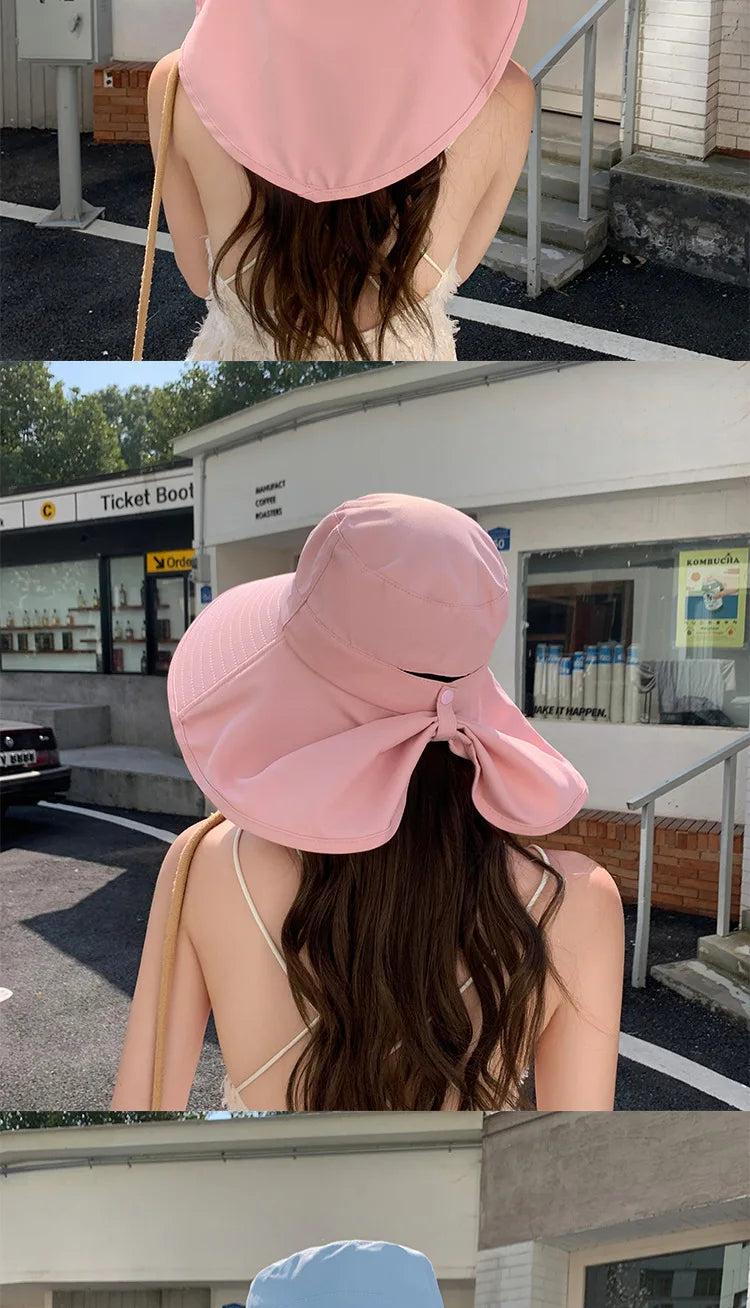 The Wide Brim Neck Cover Safari Cap