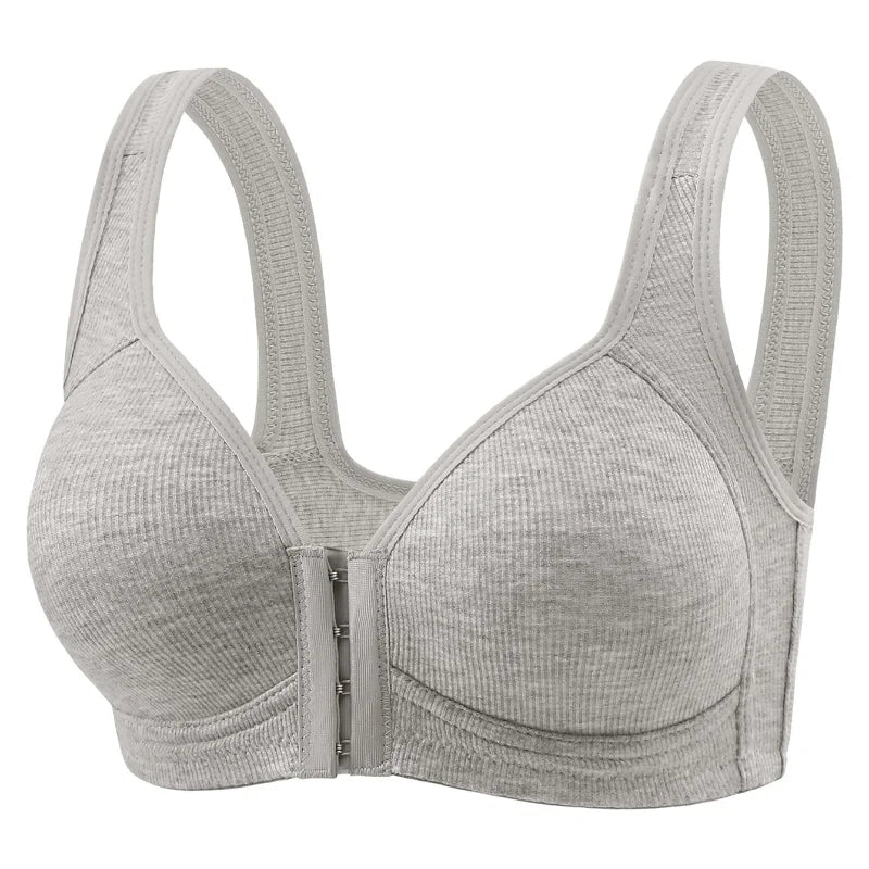 The Wire-Free Front Closure Comfort Bra