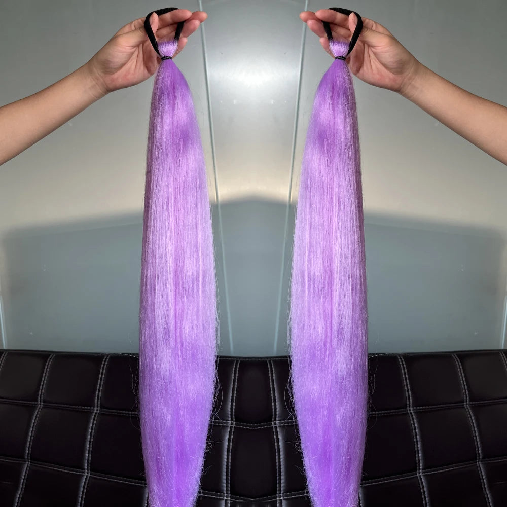 The 2-Pack Colorful Braiding Ponytail Set