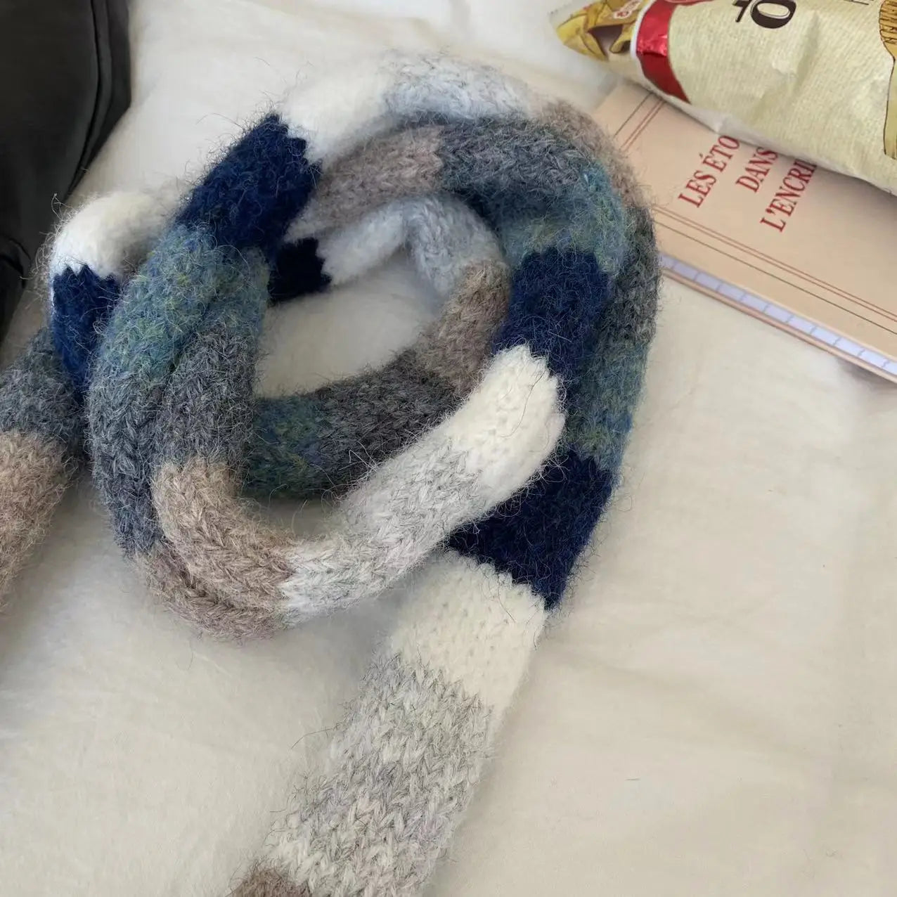 The Striped Wool Tube Scarf