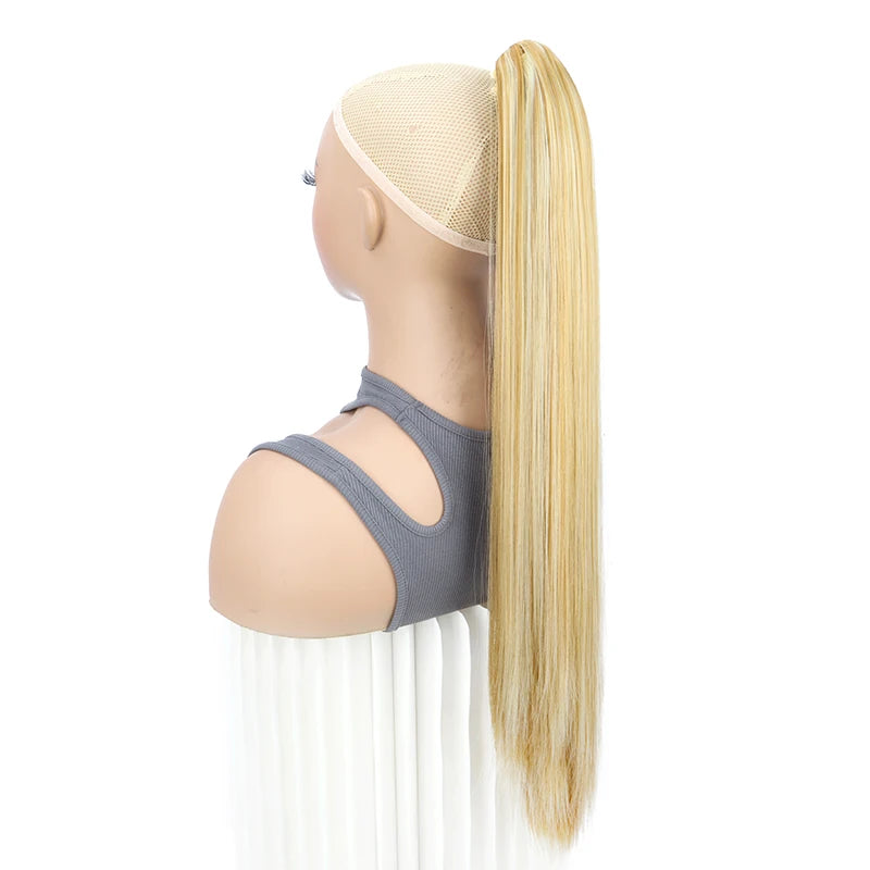The 24-Inch Claw Clip Straight Ponytail Extension