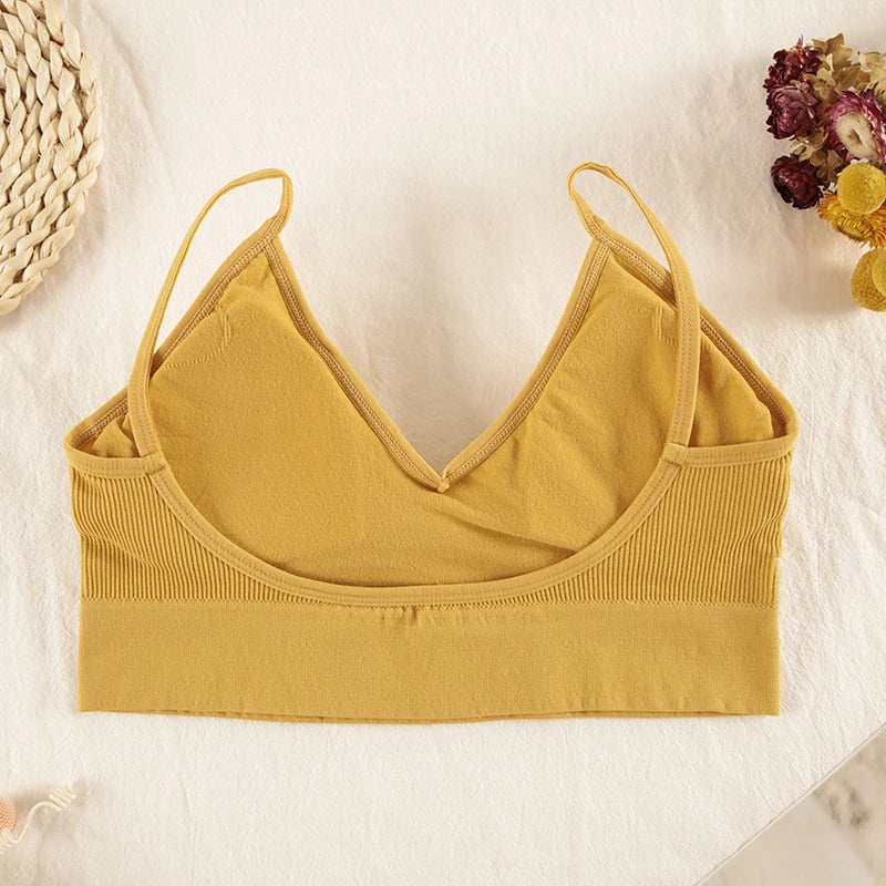 The Wireless Crop Top Bra and Panty Set