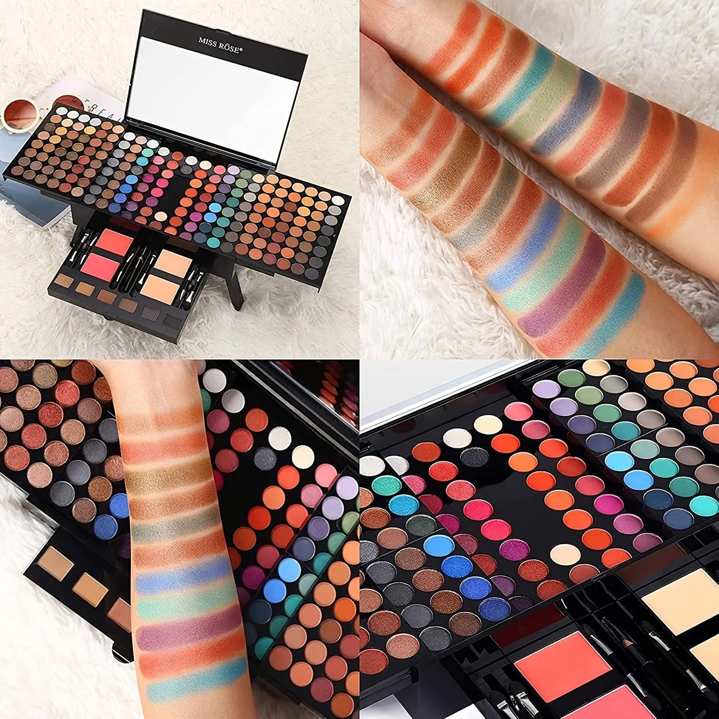 The 180-Color Piano Case Eye & Blush Set