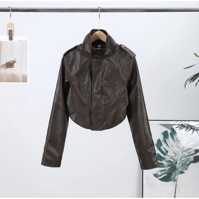 The Balloon Sleeve Biker Jacket
