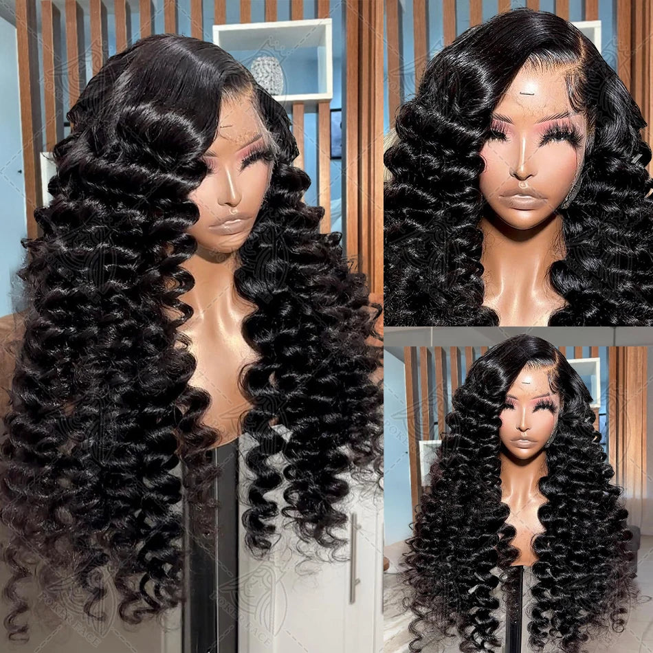 The 250 Density Deep Wave HD Lace Wig