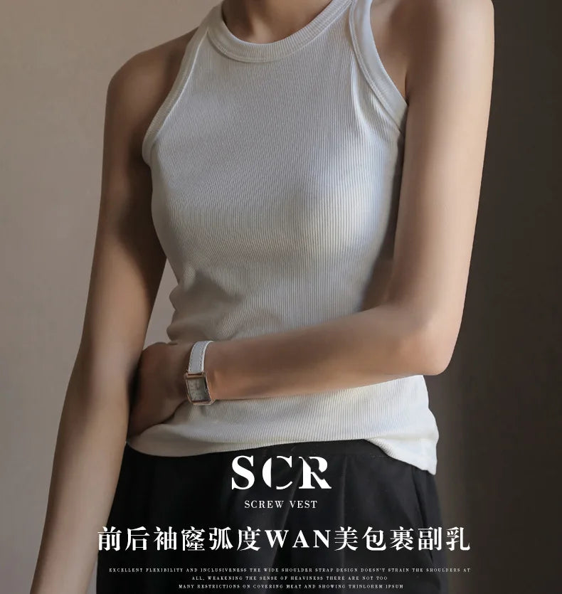 The Bare Navel Backless Crop Vest