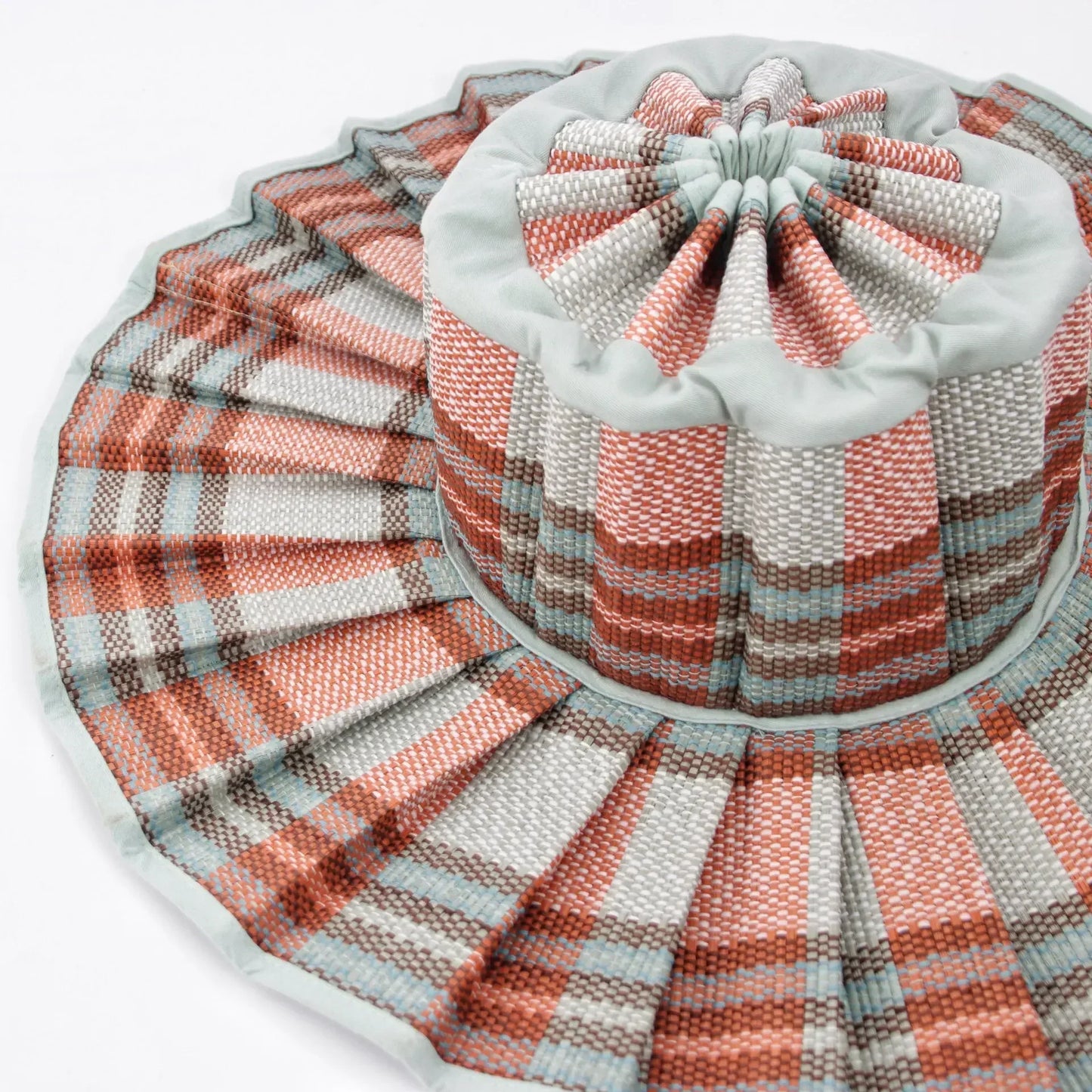 The Y2K Reversible Pleated Straw Hat