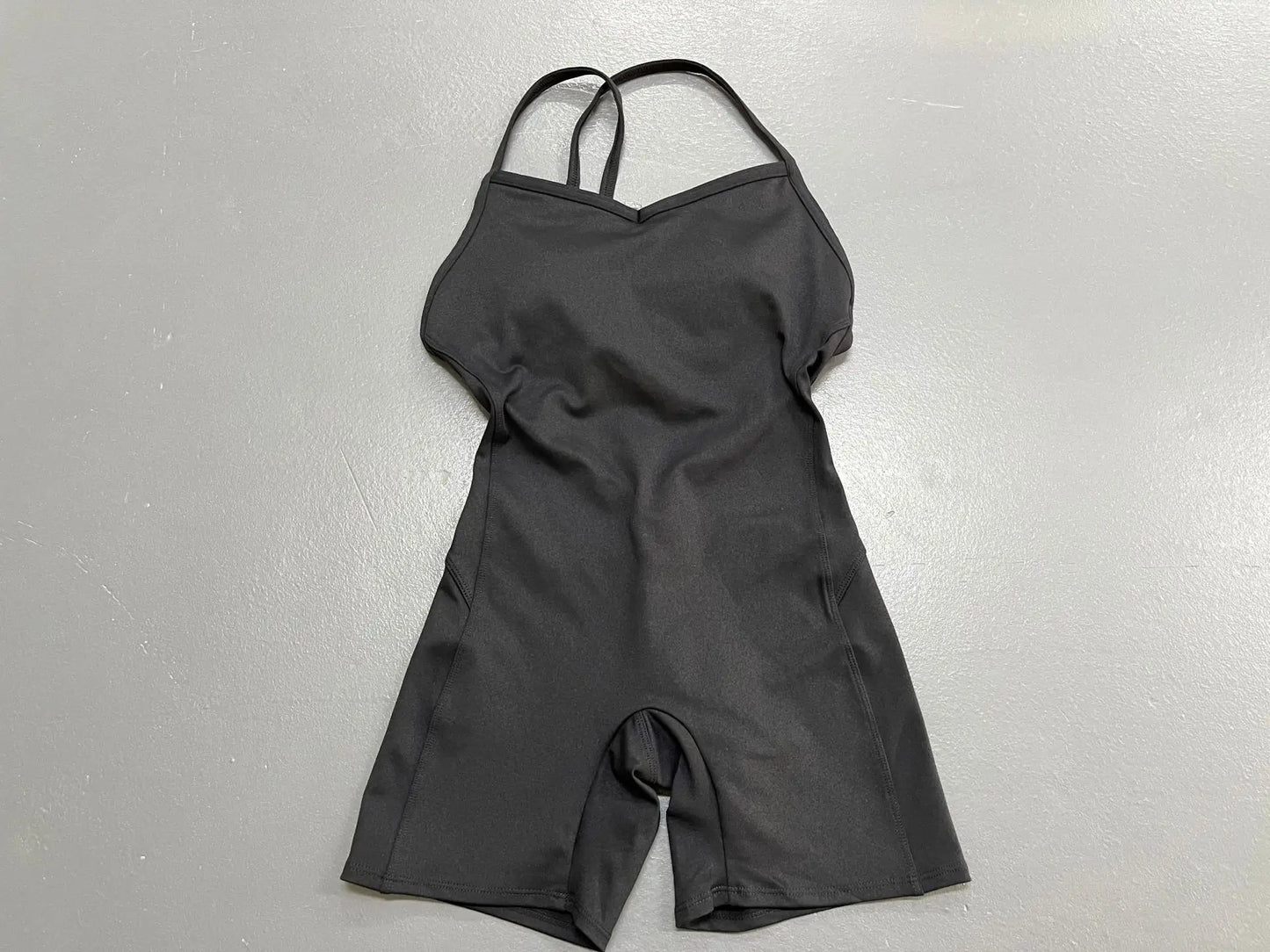 The Backless Cross Fitness Yoga Jumpsuit