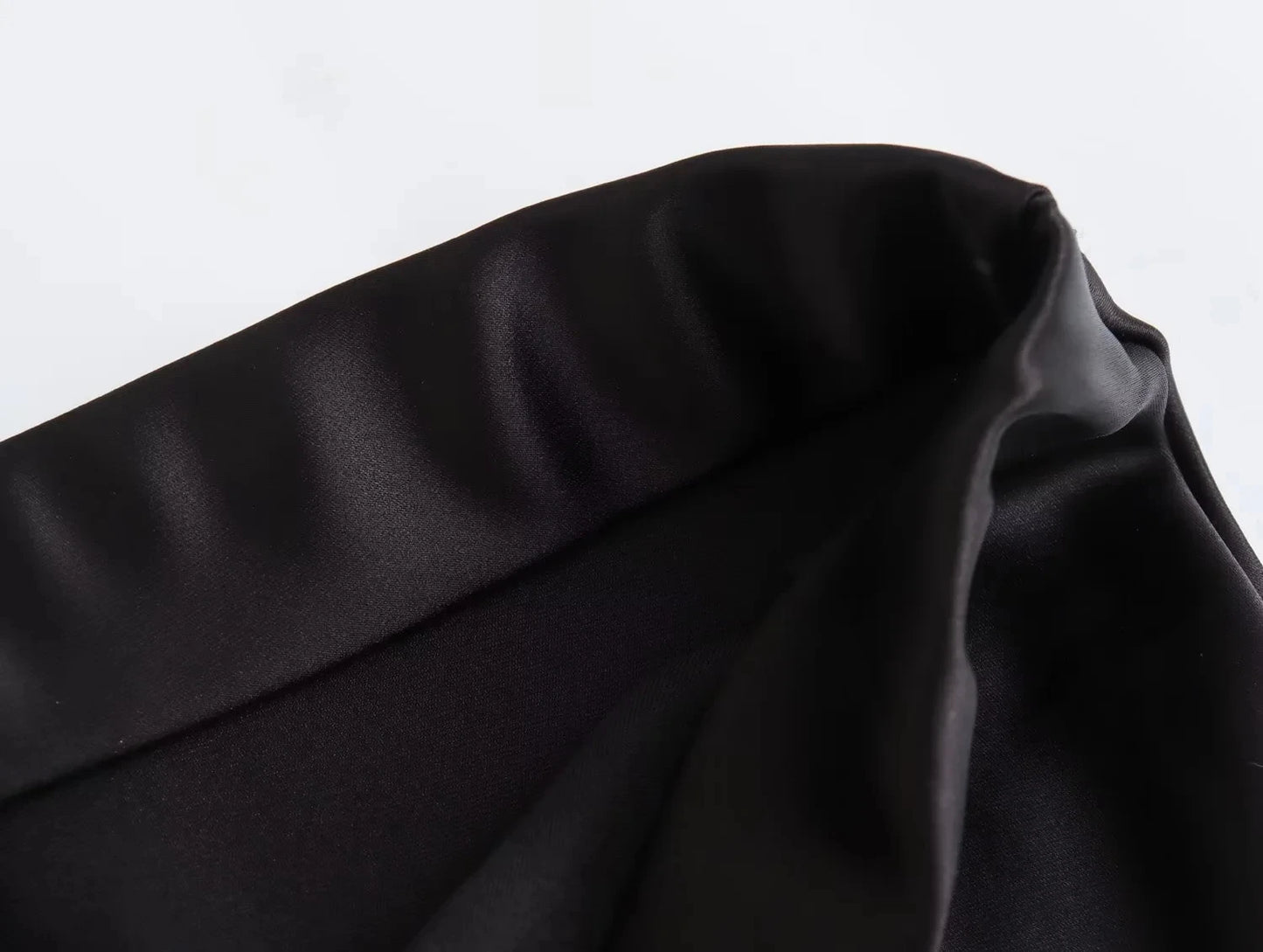 The Vintage Satin Straight Maxi