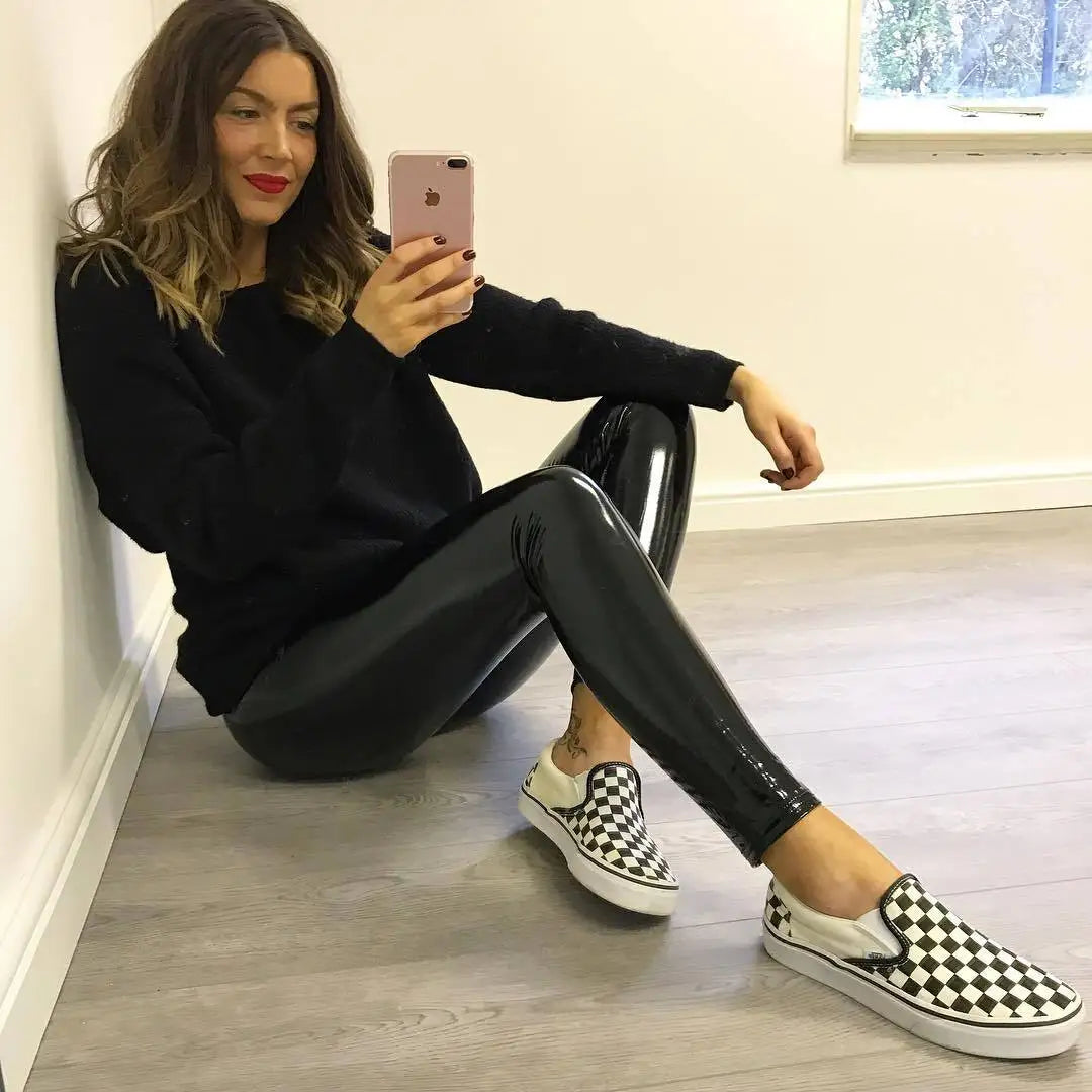 The Bright PU Leather Pant