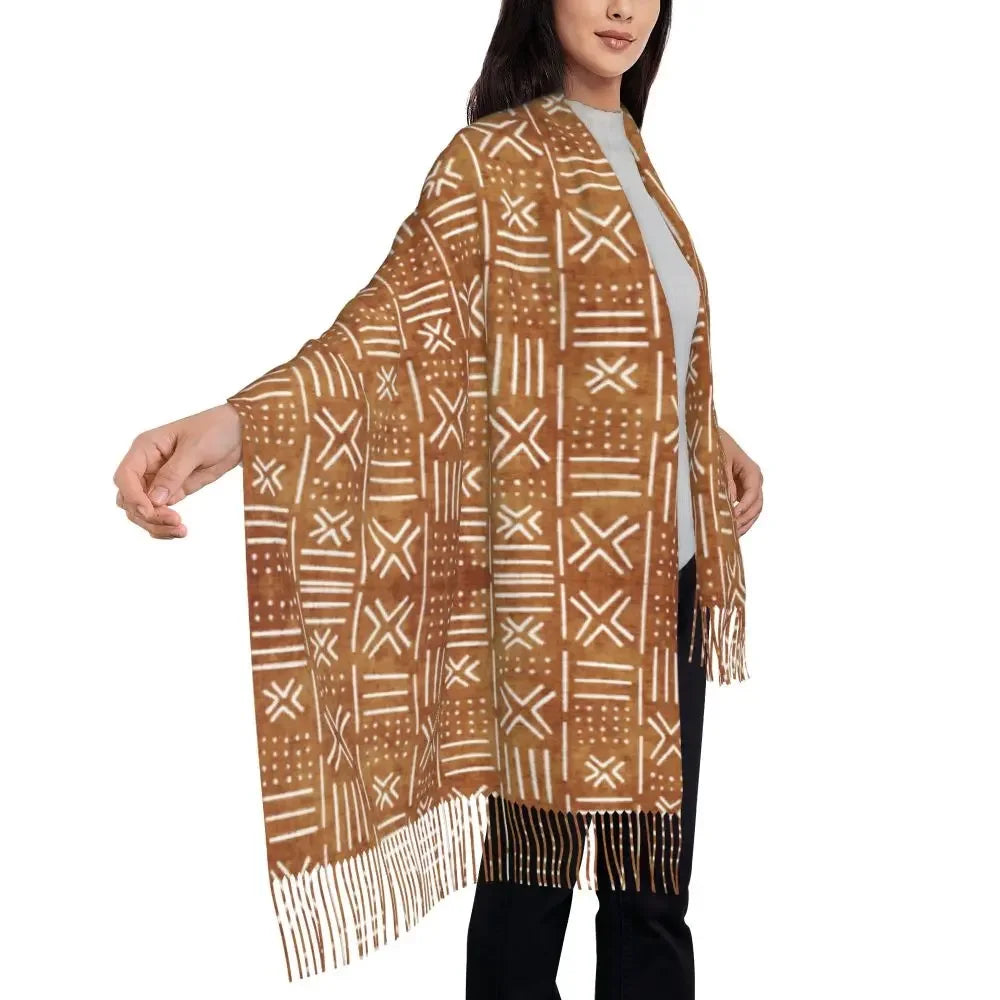The Tribal Print Wrap Scarf