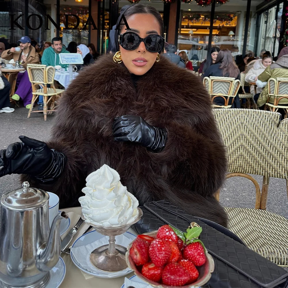 The Oversized Faux Fur Coat