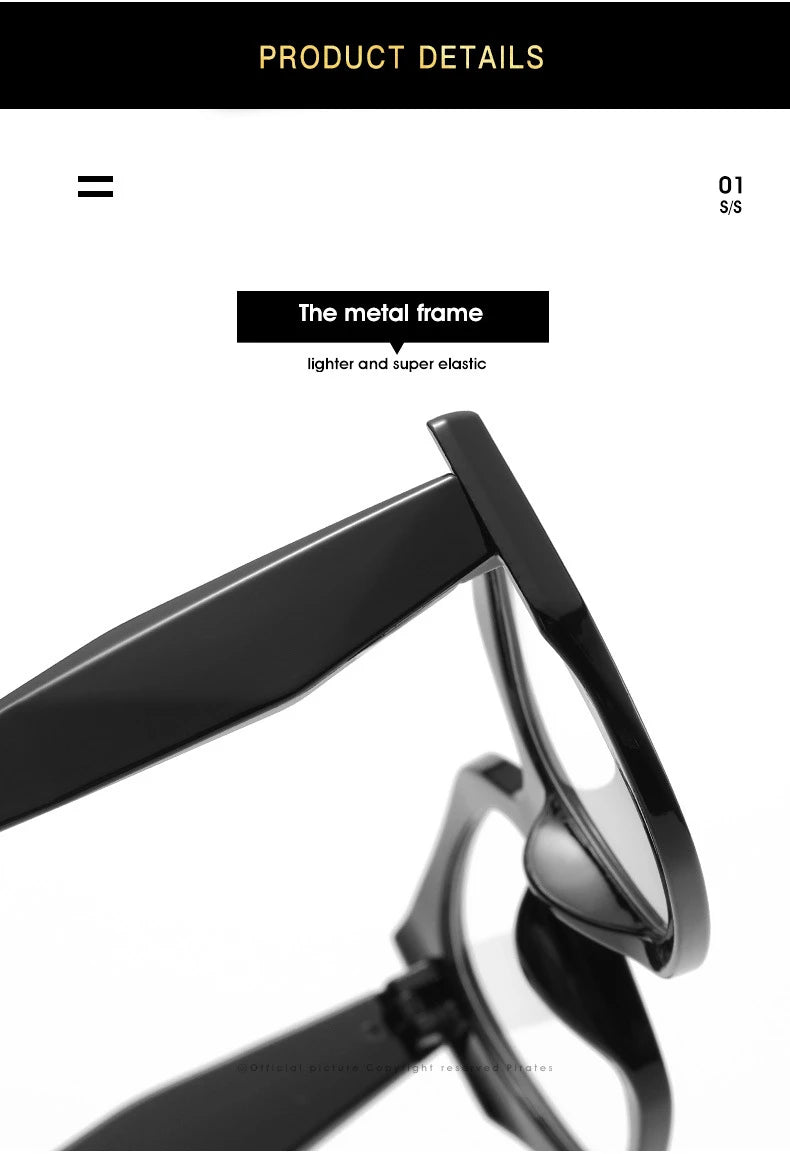 The Transparent Anti-Blue Light Polygon Glasses