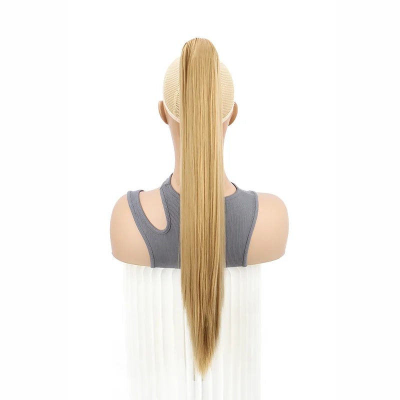 The 24-Inch Claw Clip Straight Ponytail Extension