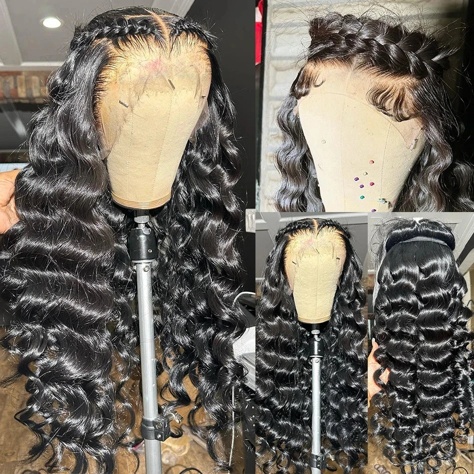 The 250 Density Deep Wave HD Lace Wig