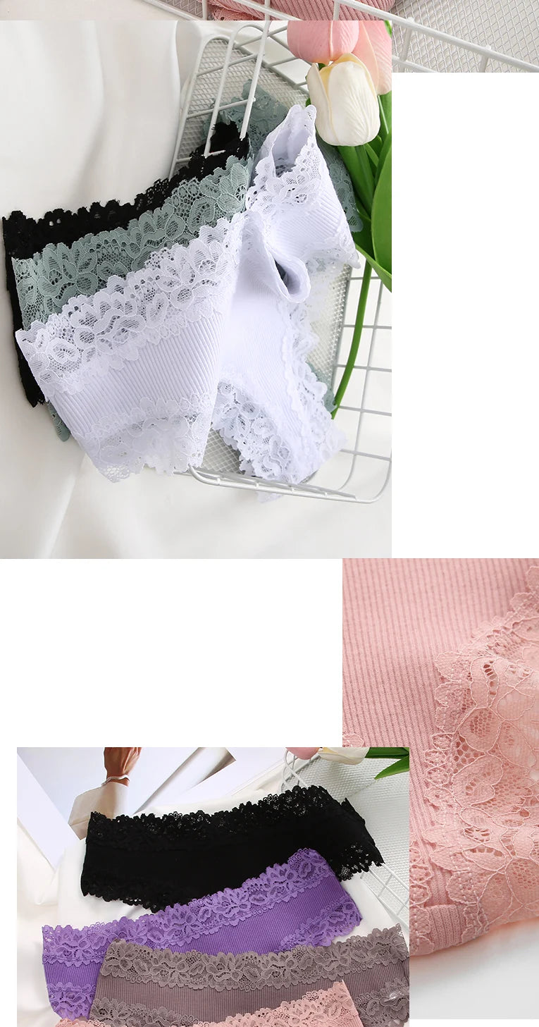 The 3-Pack Brazilian Lace G-String Set