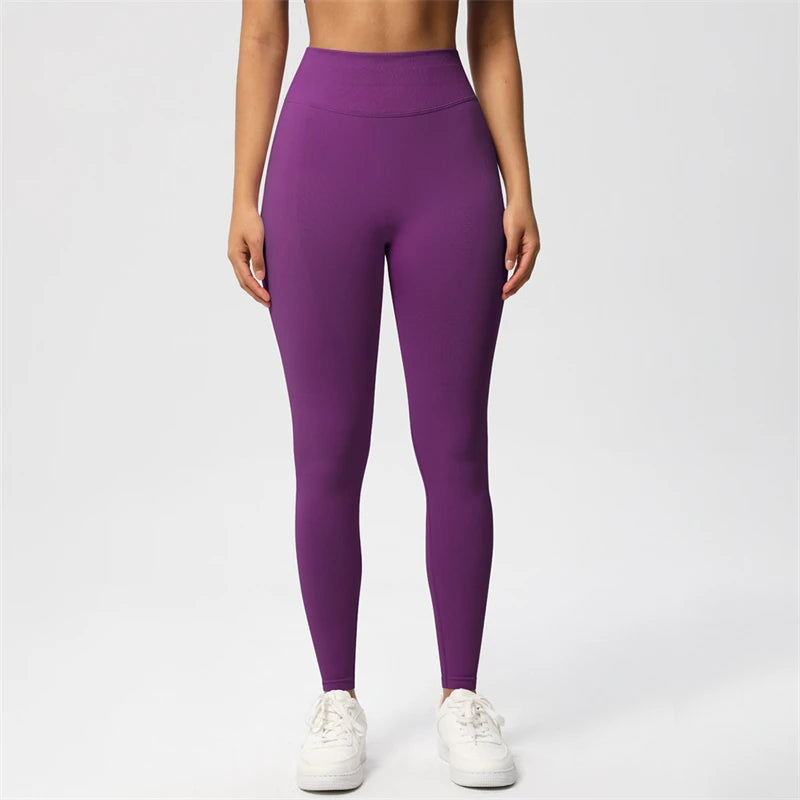 2025 Bum Shaping Leggings Impact Women Seamless Sports Yoga Pants Low Ribbed Band Gym clothes Fitness Workout Scrunch Butt Tight