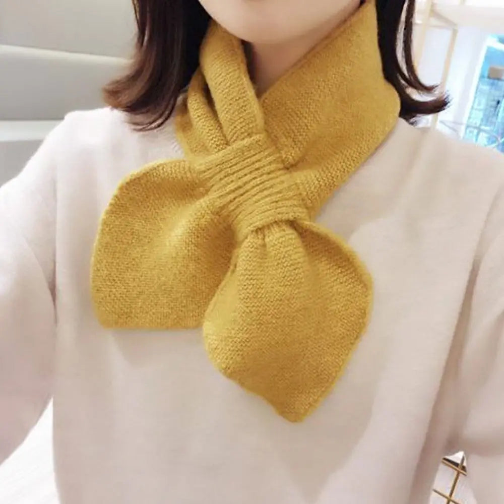 The Bowtie Knit Neck Warmer
