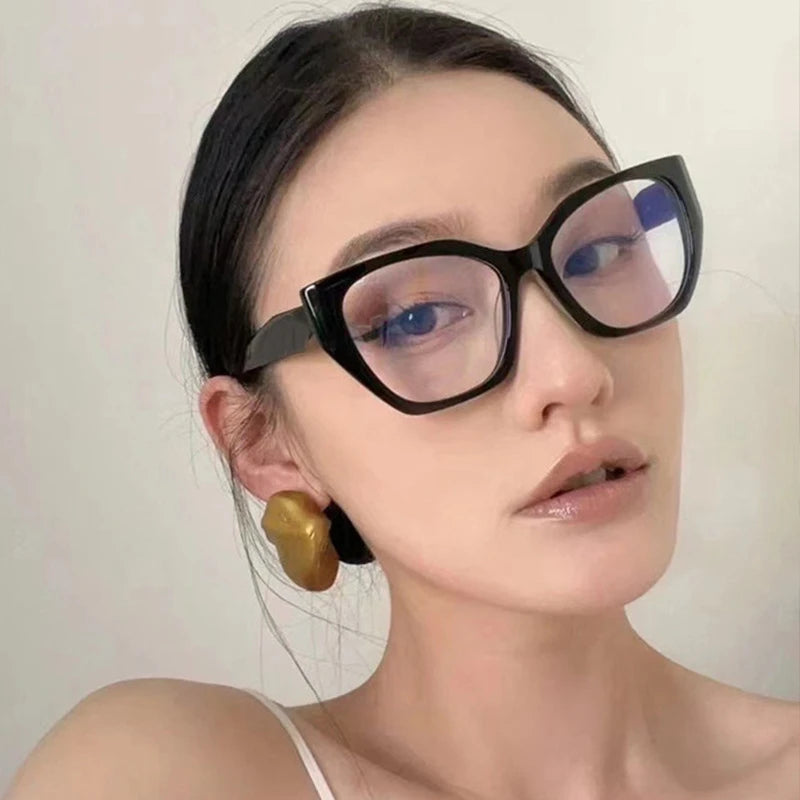 The Transparent Anti-Blue Light Polygon Glasses