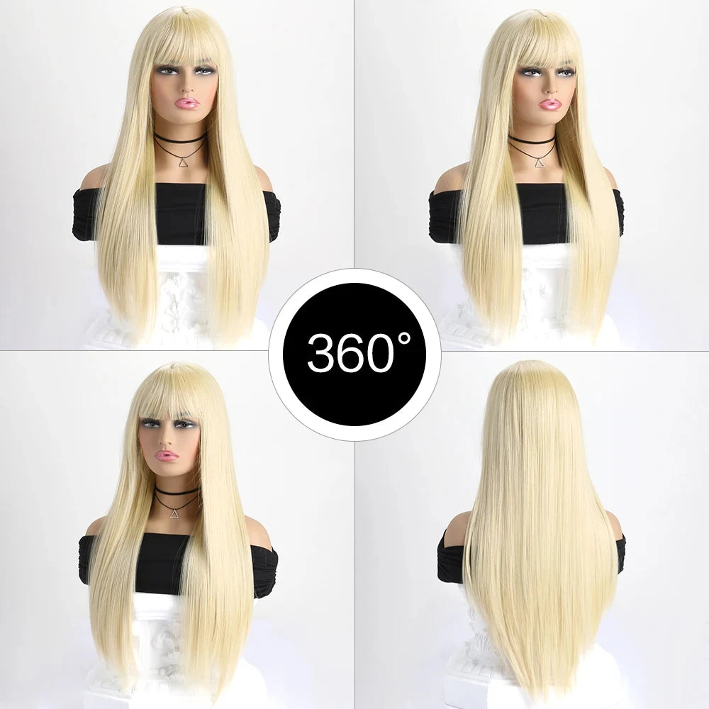 The 26-Inch Long Straight Synthetic Wig