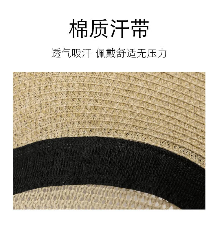 The Adjustable Ribbon Open-Top Straw Hat
