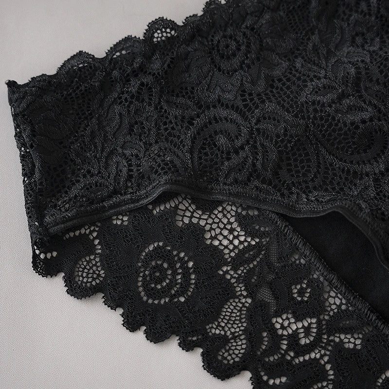 The 3-Pack Floral Embroidery Lace Brief