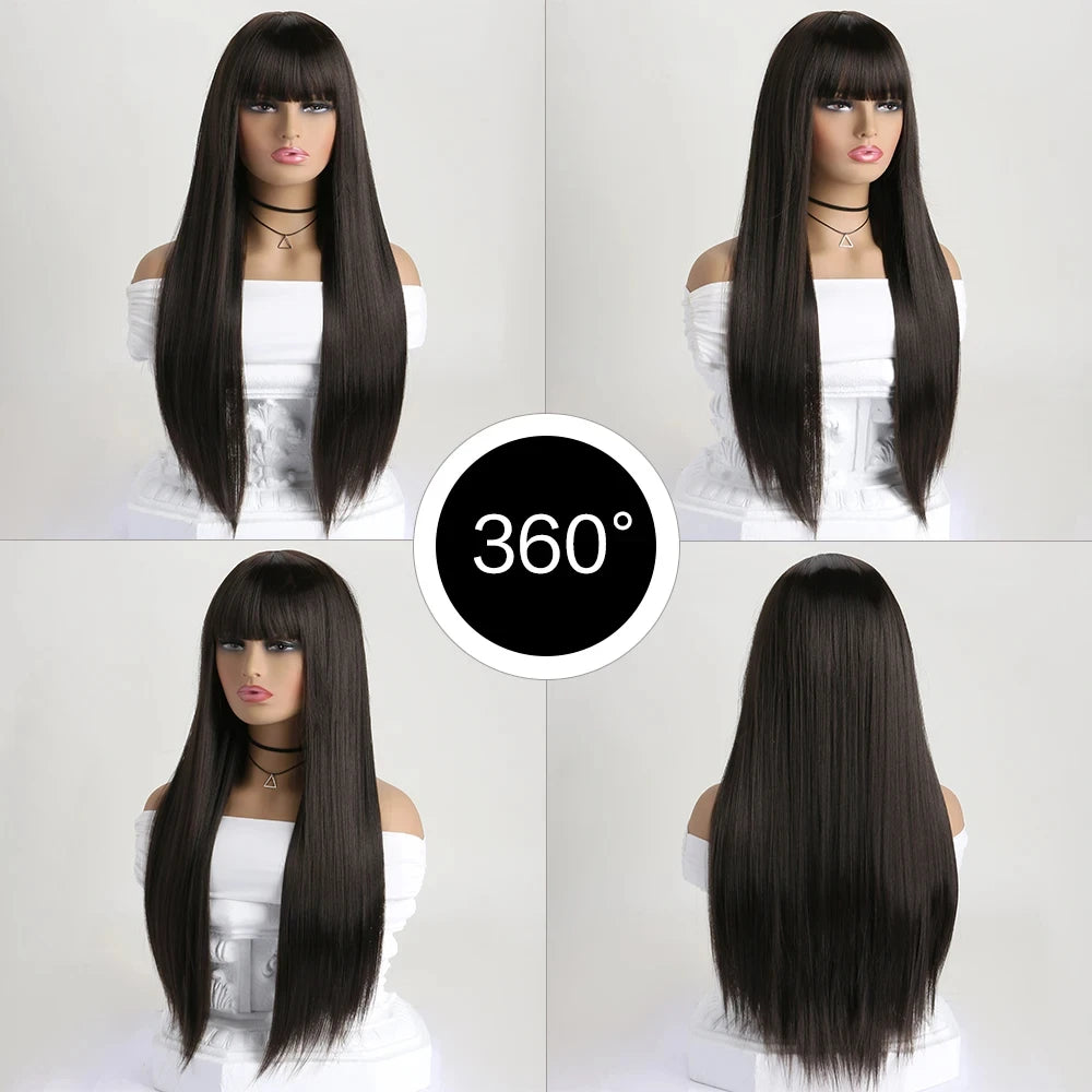 The 26-Inch Long Straight Synthetic Wig