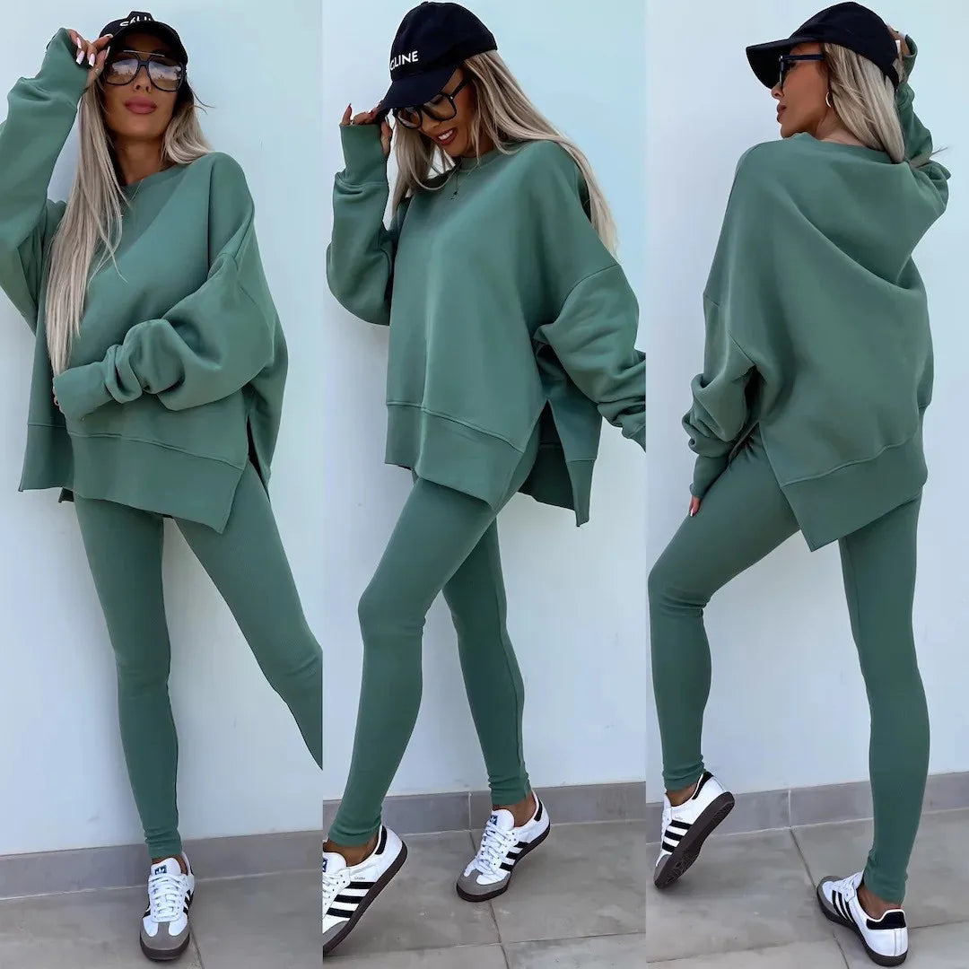 The Oversized Knit Trouser Set