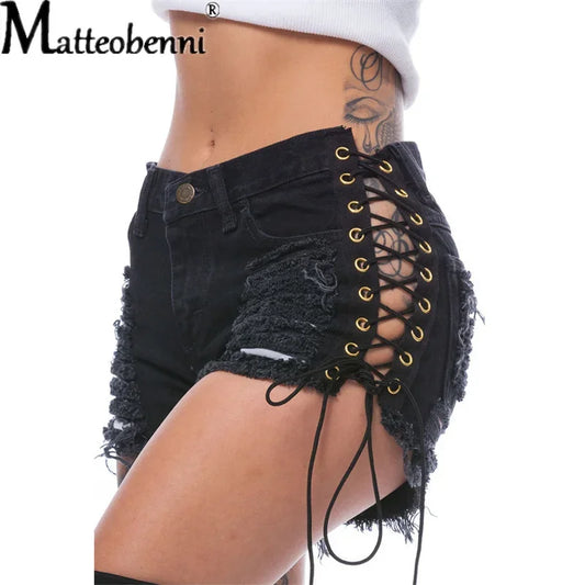 The Ripped Tassel Denim Short