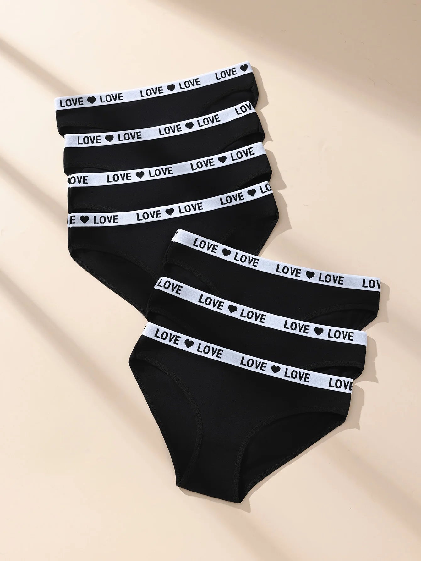 The 7-Pack Striped Cotton Panty Set