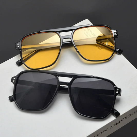The Vintage Mirror Square Sunglasses