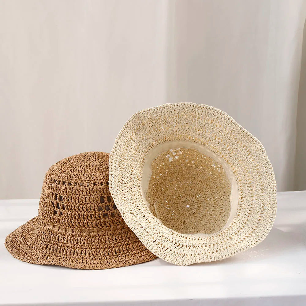 The Y2K Korean Handwoven Panama Hat