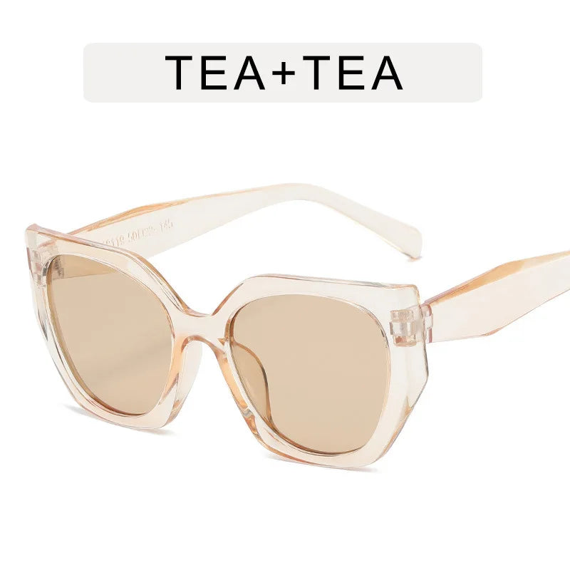 The Transparent Anti-Blue Light Polygon Glasses