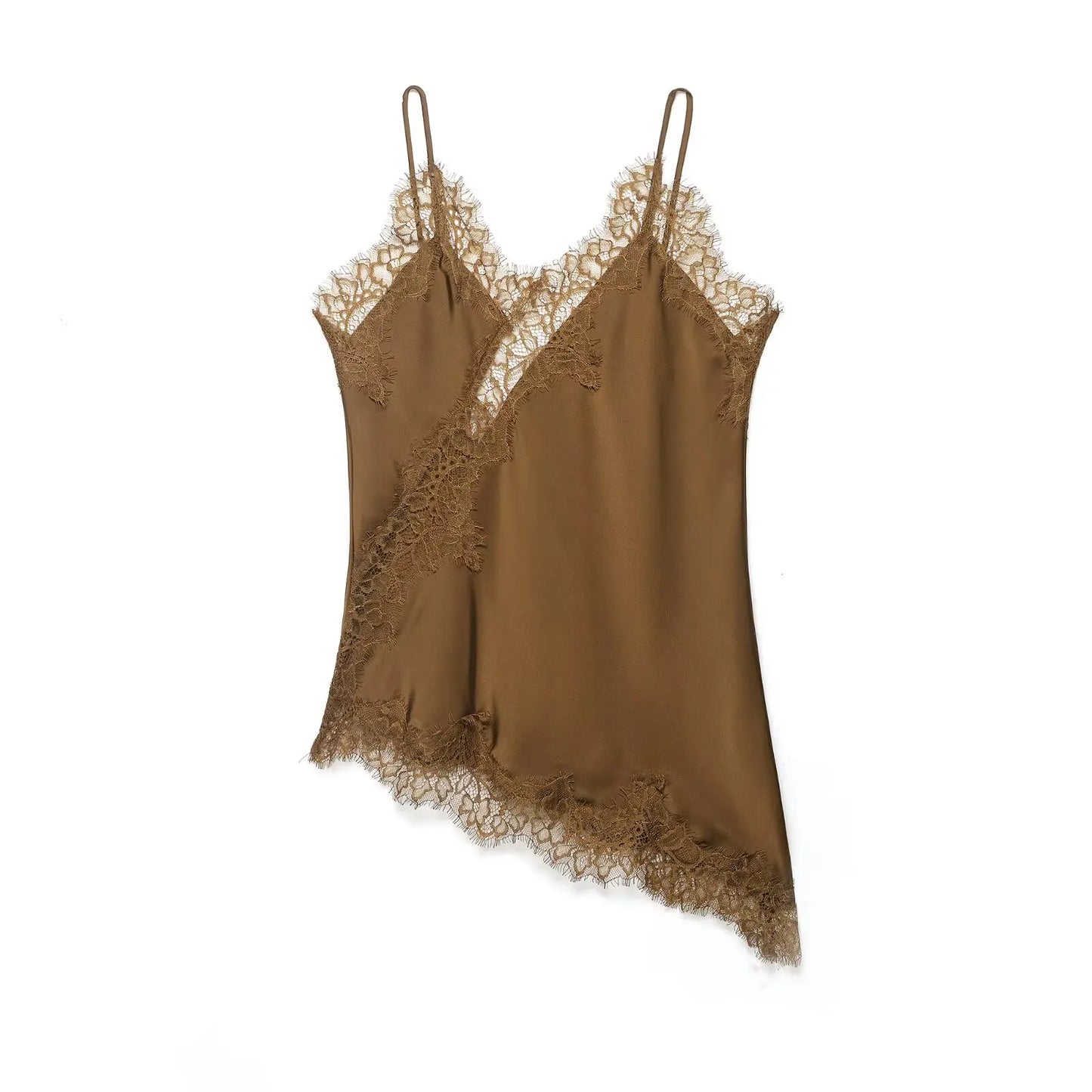 The Asymmetric Lace Camisole
