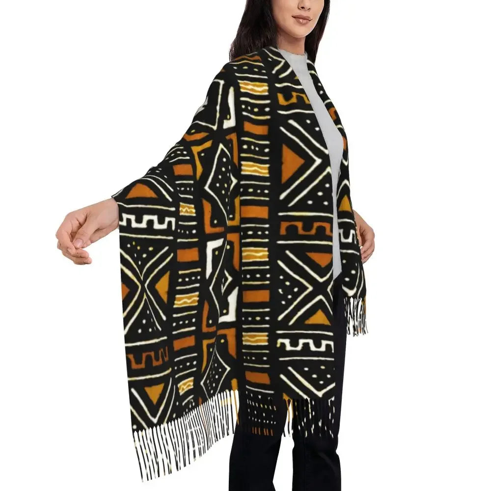 The Tribal Print Wrap Scarf