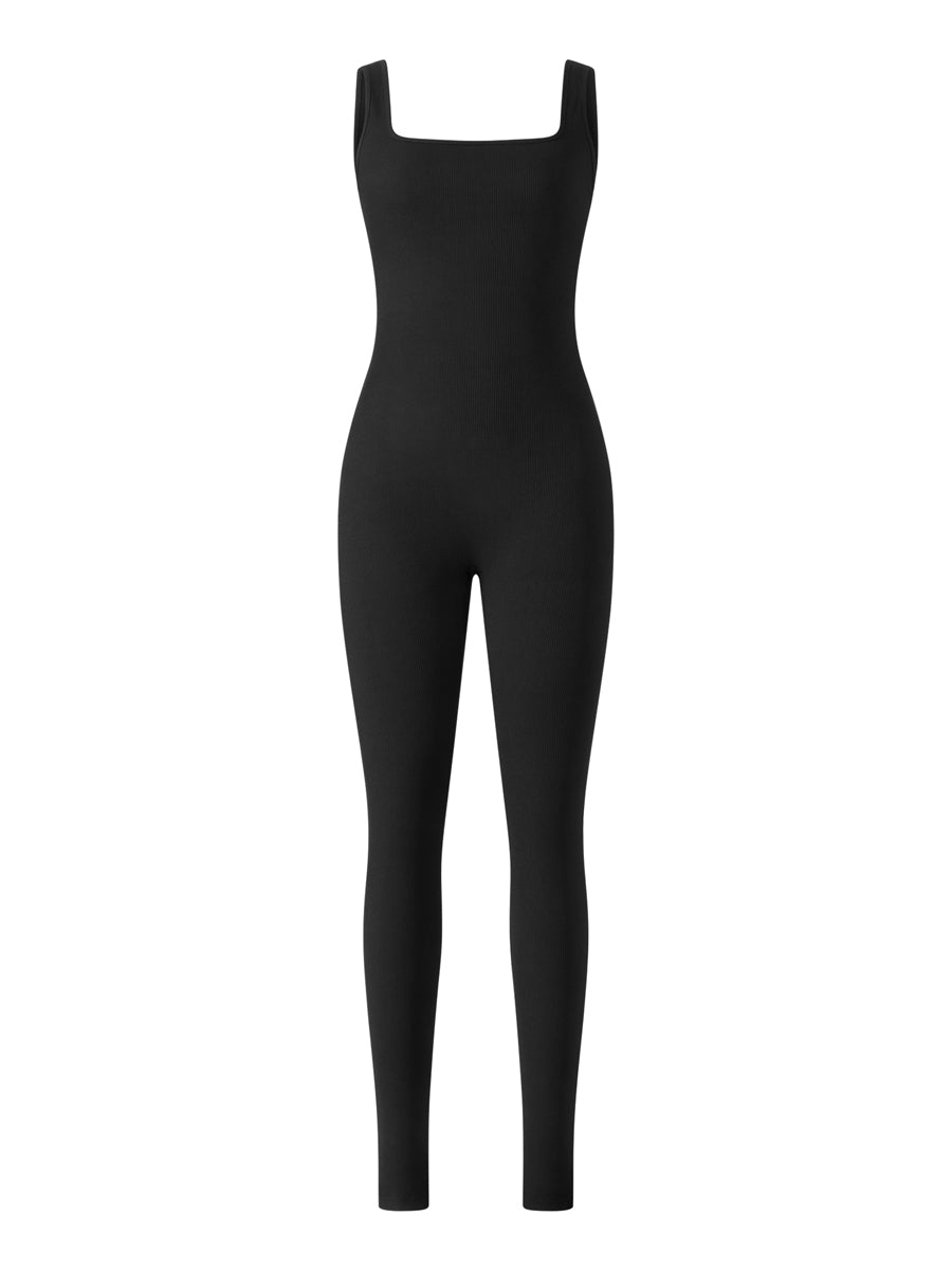 The U-Neck Sleeveless Bodycon Romper
