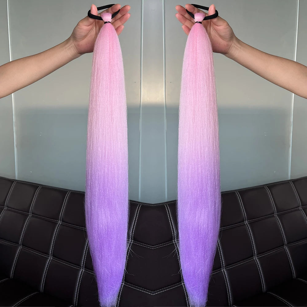 The 2-Pack Colorful Braiding Ponytail Set