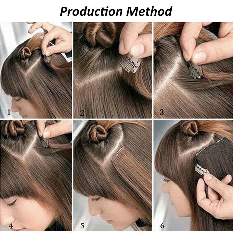 The 24-Inch 16-Clip Straight Hair Extensions