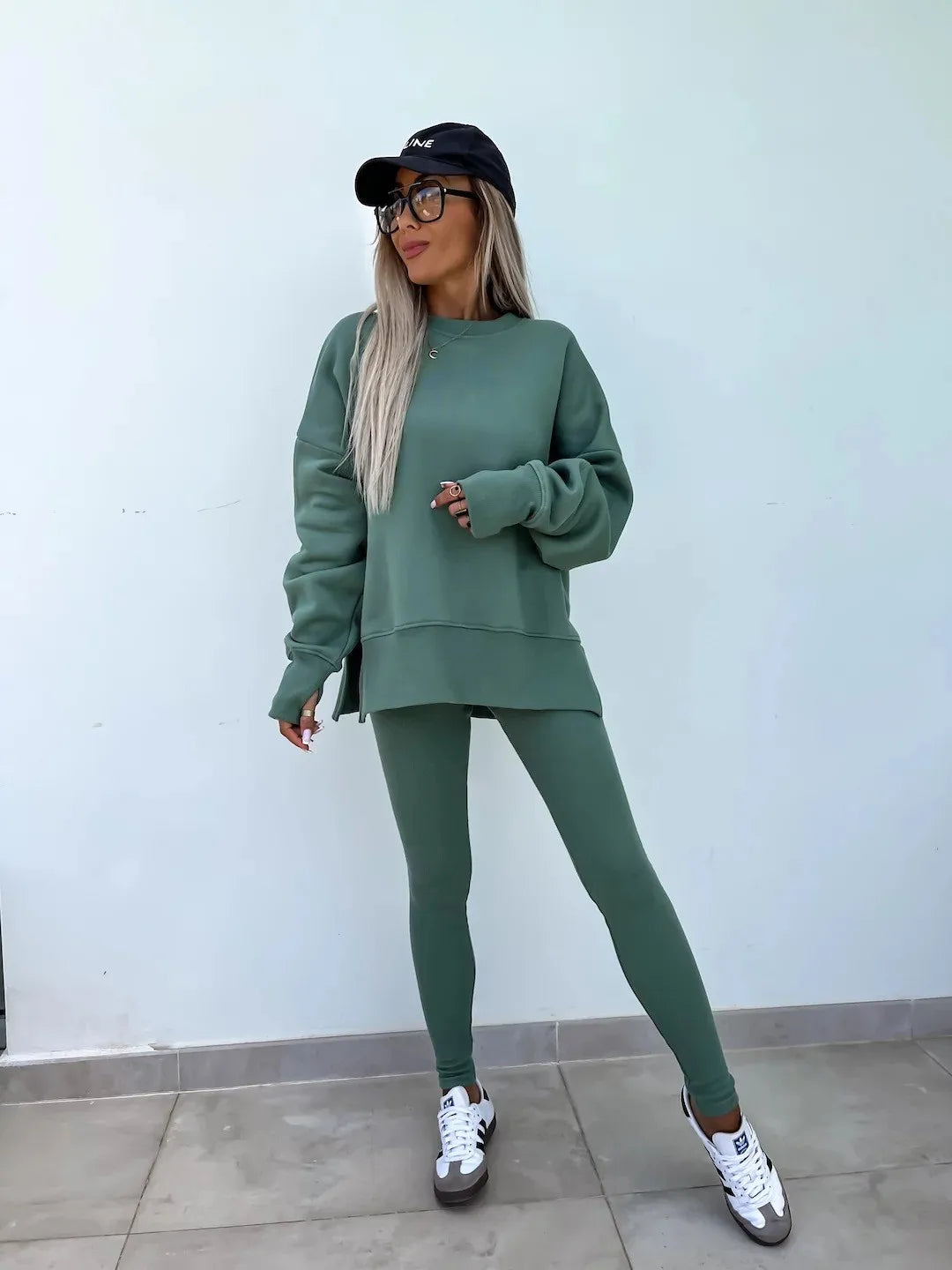 The Oversized Knit Trouser Set
