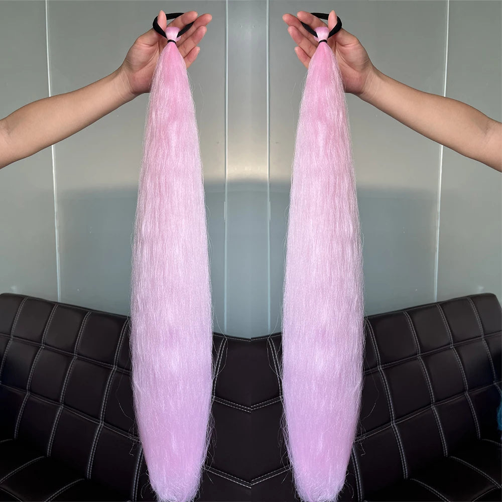 The 2-Pack Colorful Braiding Ponytail Set