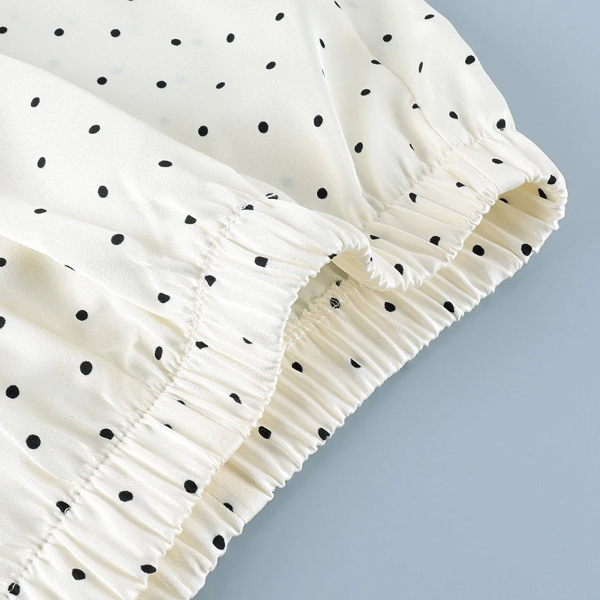 Linad Summer Street Chic Polka Dot Mini Pants Women Casual Loose Elastic Waist Shorts Fashion High Waist Shorts Female 2026