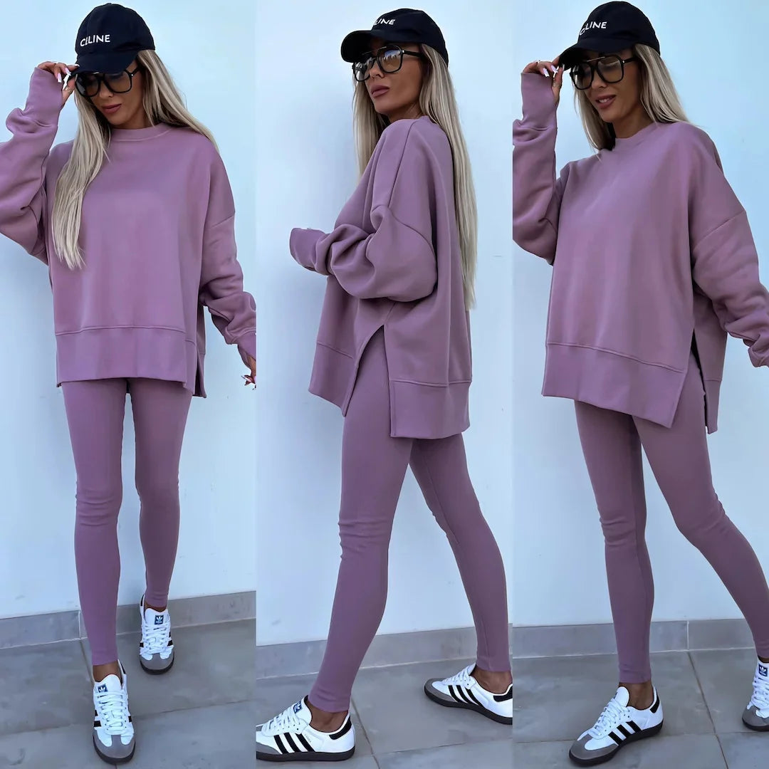 The Oversized Knit Trouser Set