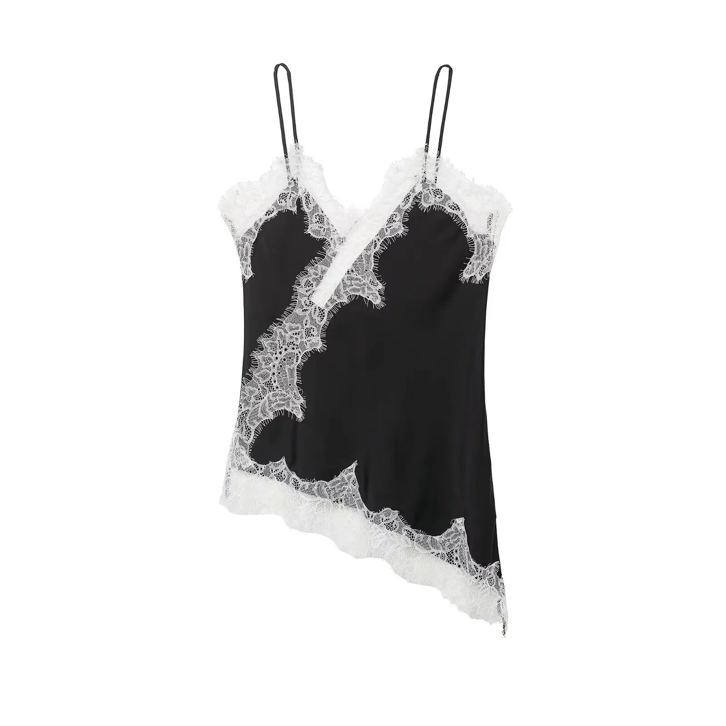 The Asymmetric Lace Camisole