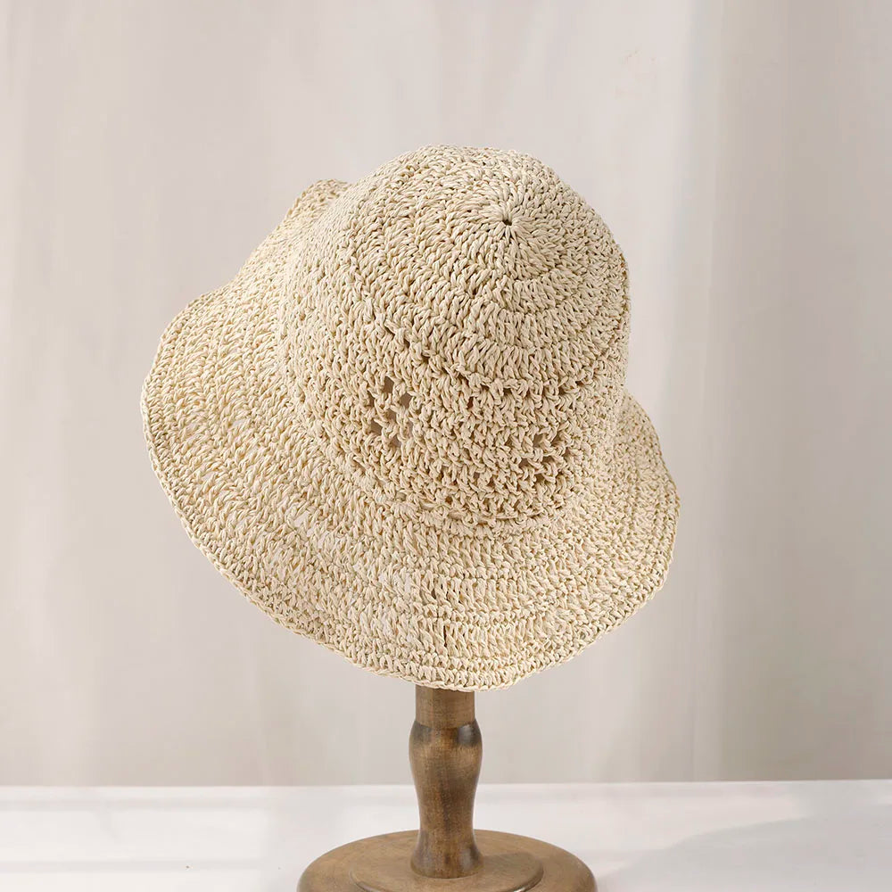 The Y2K Korean Handwoven Panama Hat