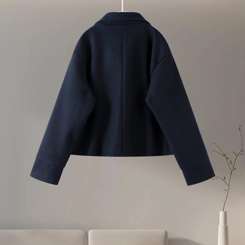 The Woolen Stand Collar Coat
