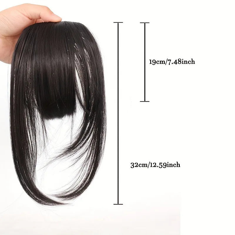 The Wispy Fringe Clip-In Bangs with Sideburns
